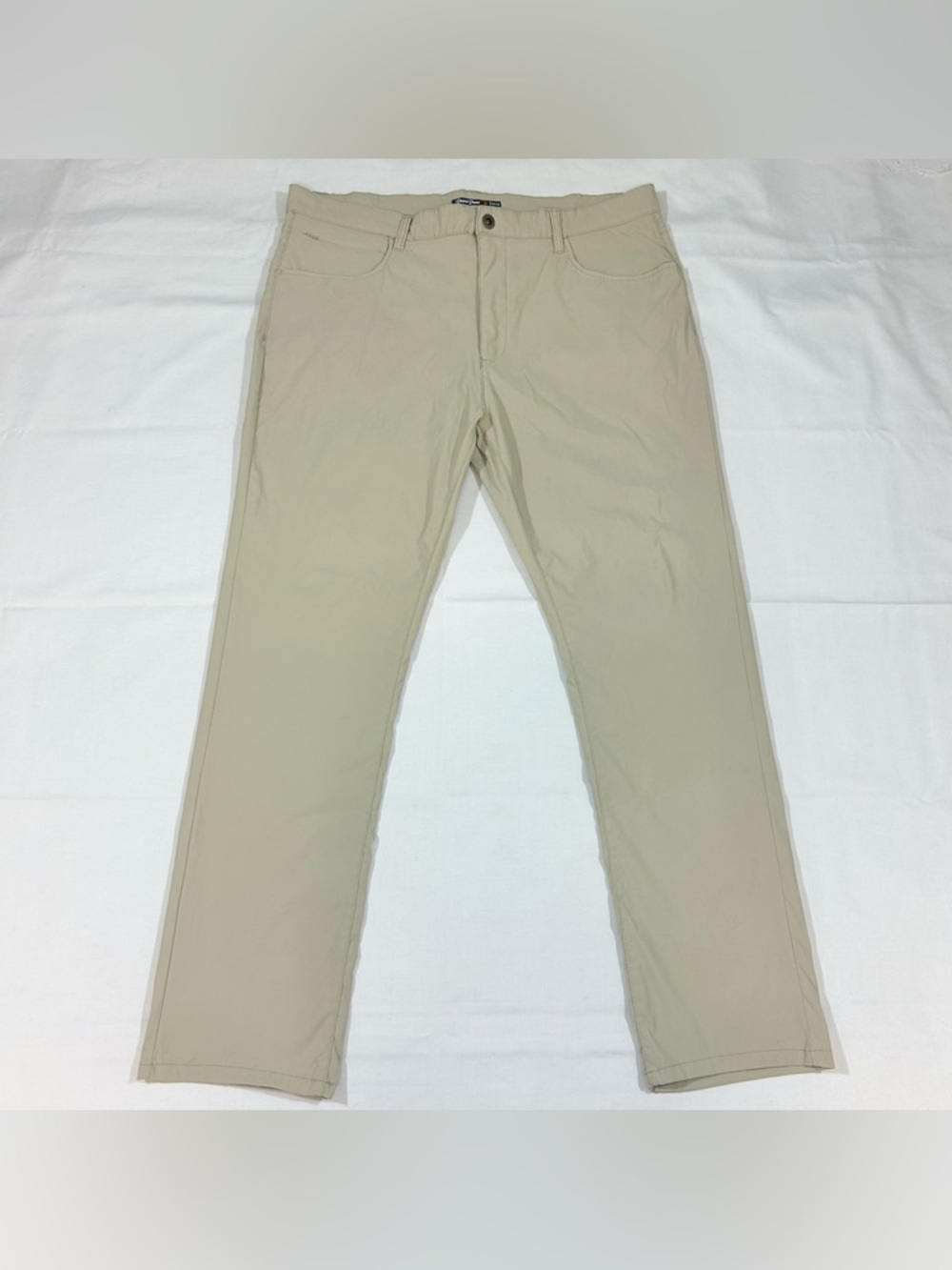 Desert Dunes Mens Actual 38x31 Stretch Performance Chino Pants Golf Preppy Khaki